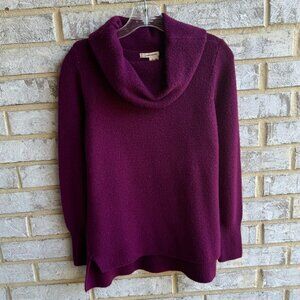 DKNY Jeans Long Sleeve Cowl Neck Wool Blend Sweater Women's Size M.